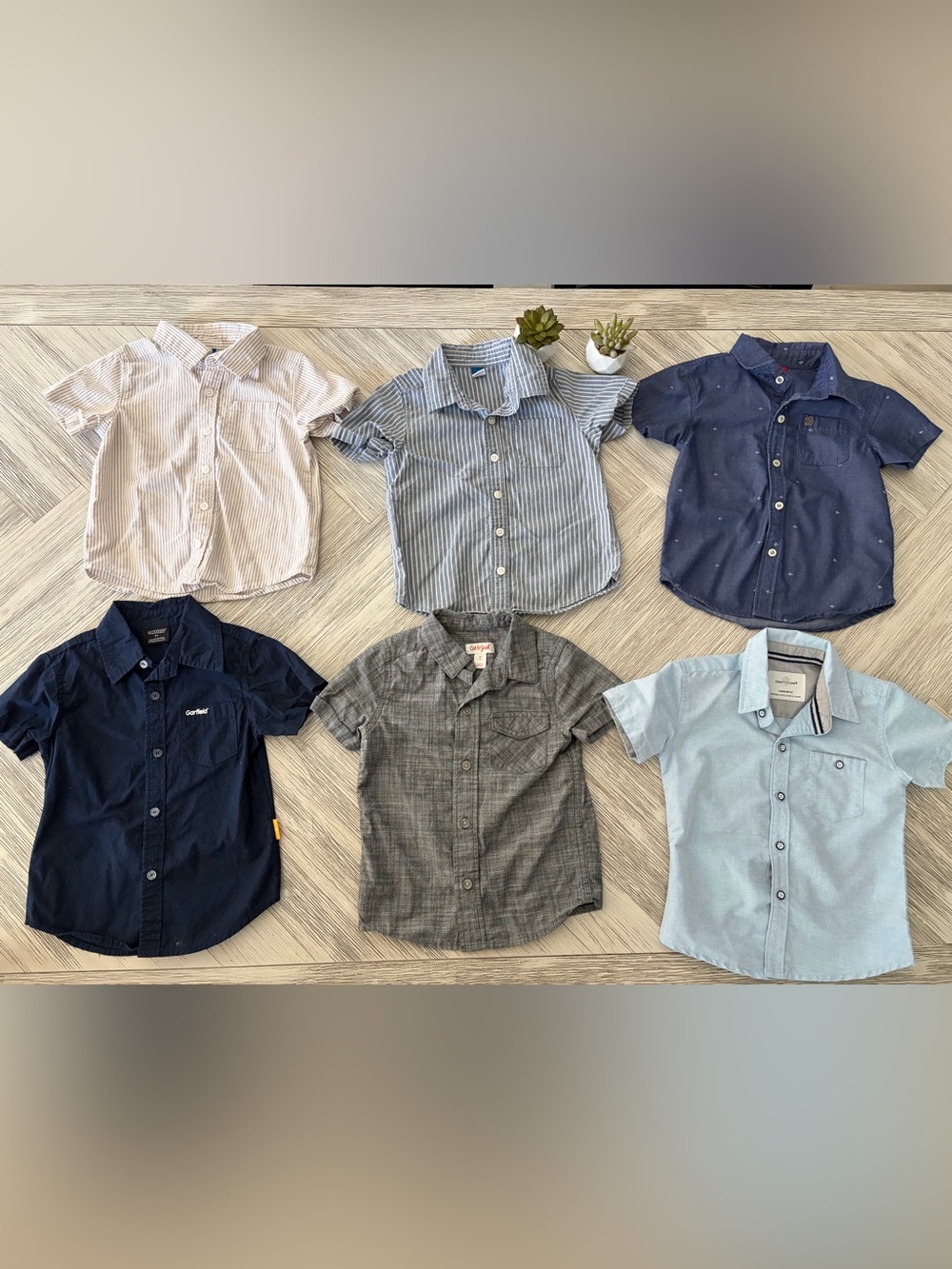3T Boys' Short-Sleeve Button-Up Shirts